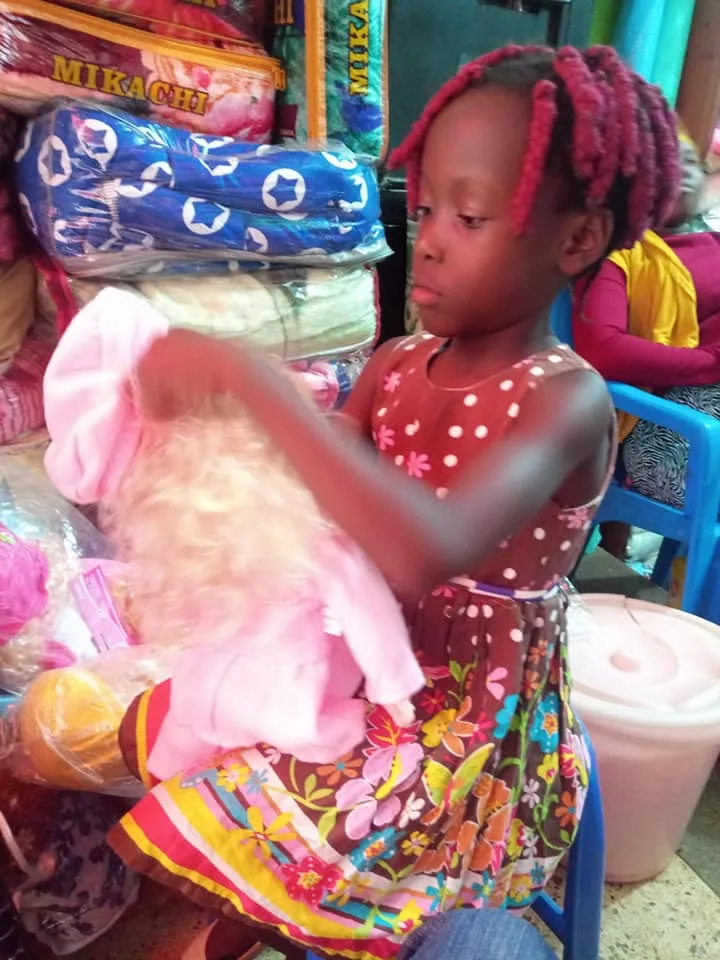 A child supported by Talebert Child Care Uganda